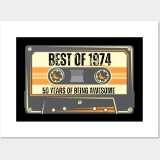 Best Of 1974 Shirt, Vintage 1974, 50th Birthday Posters and Art